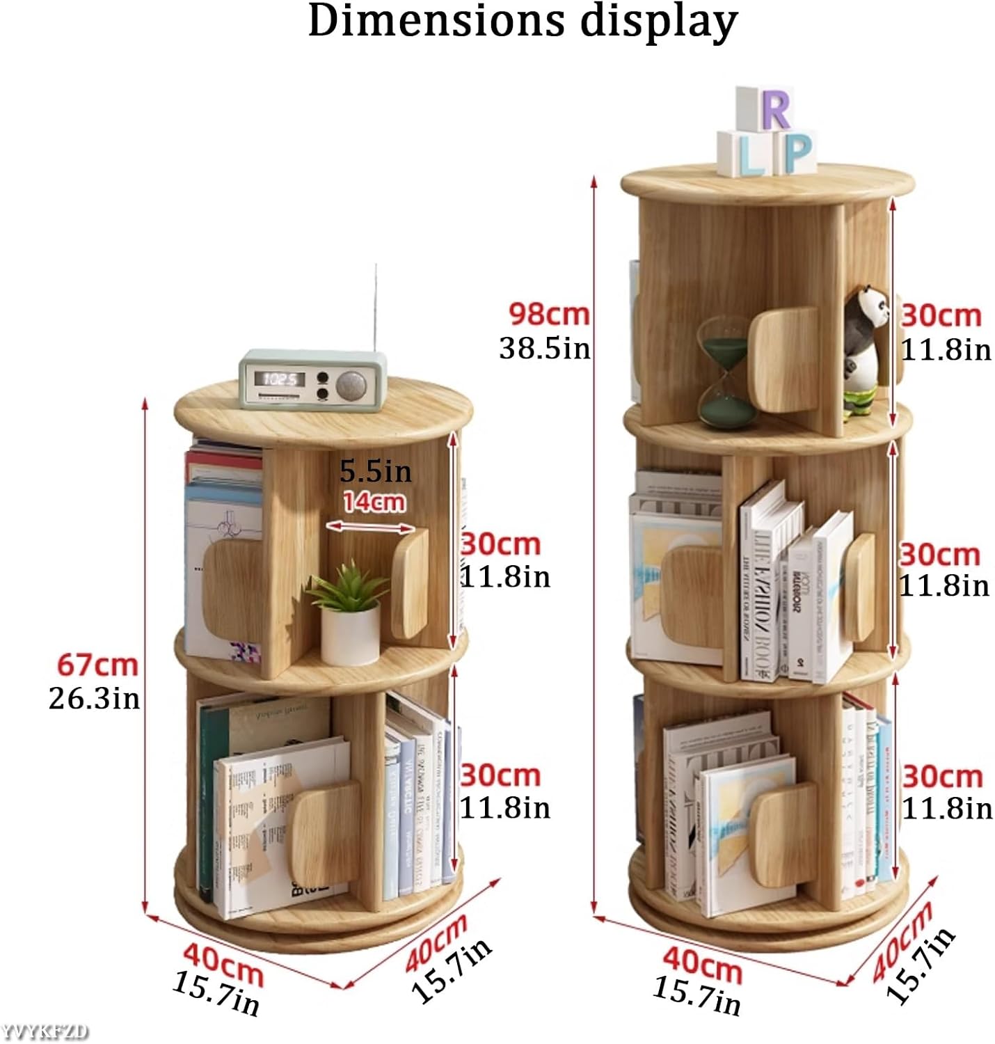 木製円形ディスプレイラック 2段 木製円形ディスプレイラック 2段 楽天